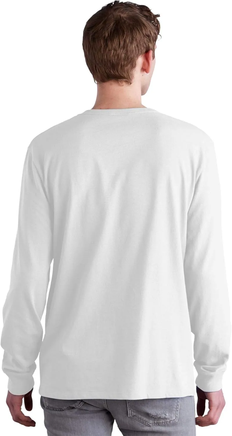 Champion Men's Long Sleeve Tee Shirt, Heritage T-Shirt for Men, Multiple Graphics