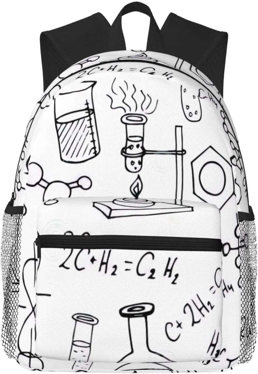 Chemistry Print Print Lightweight And Comfortable Duffel Bag, Casual Daypack, Multipurpose Backpack