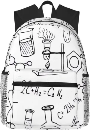 Chemistry Print Print Lightweight And Comfortable Duffel Bag, Casual Daypack, Multipurpose Backpack