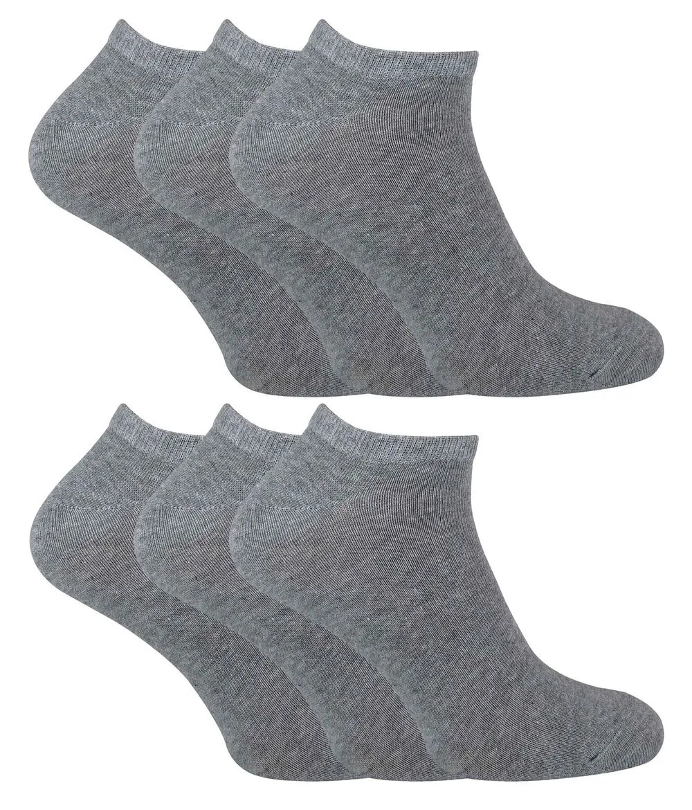Cihat 6 Pack Cotton Trainer Socks
