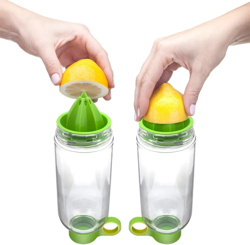 Citrus Zinger Infuser Bottle For Fresh, Nutrient Rich Water - 28oz BPA Free