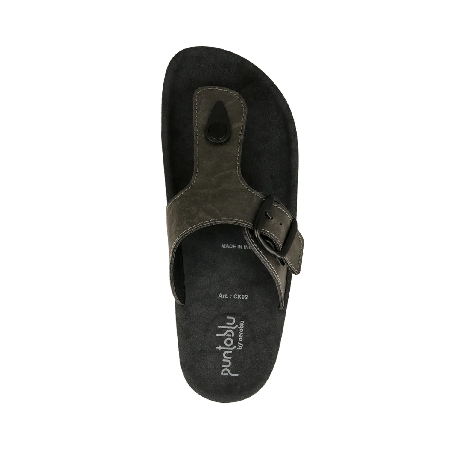 CK02-Lightweight Men’s Casual Flip-flop with Padded Footbed