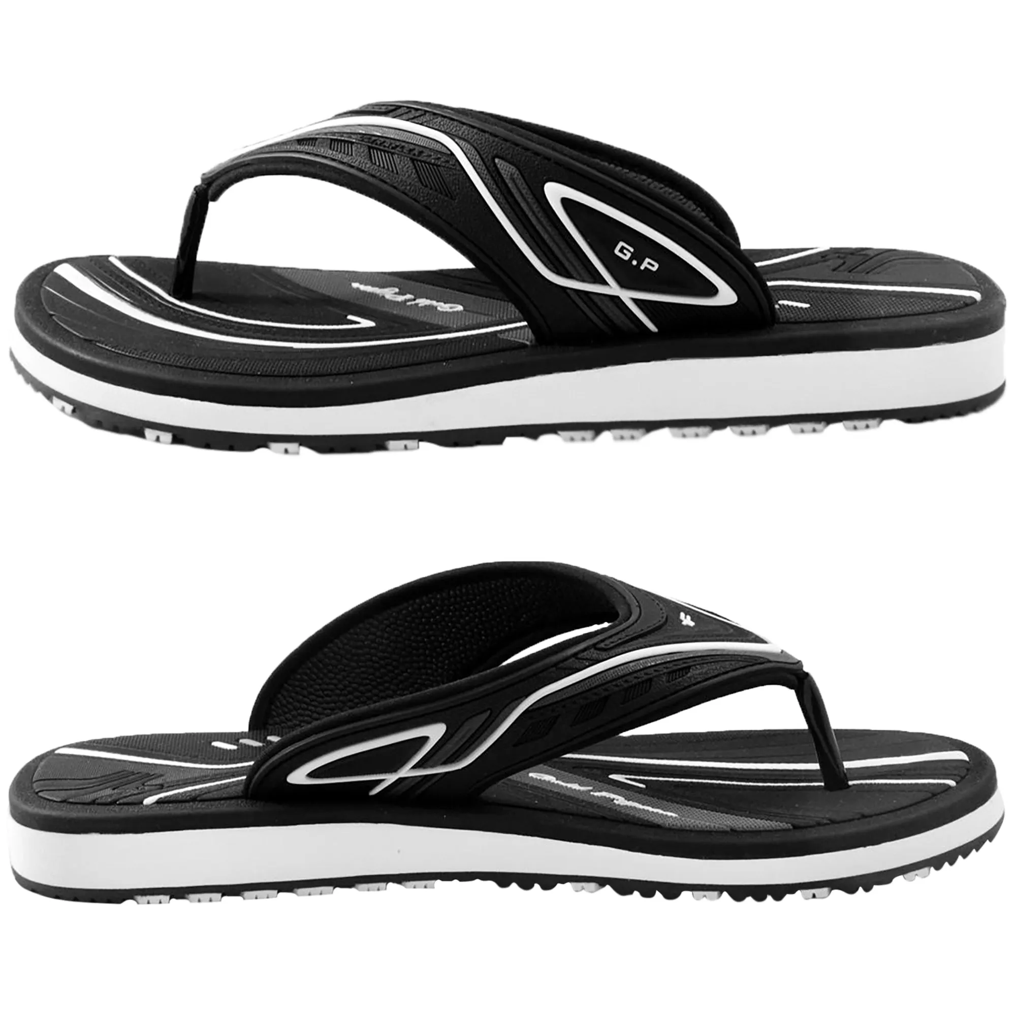 Classic Flip Flops: 1531 Black