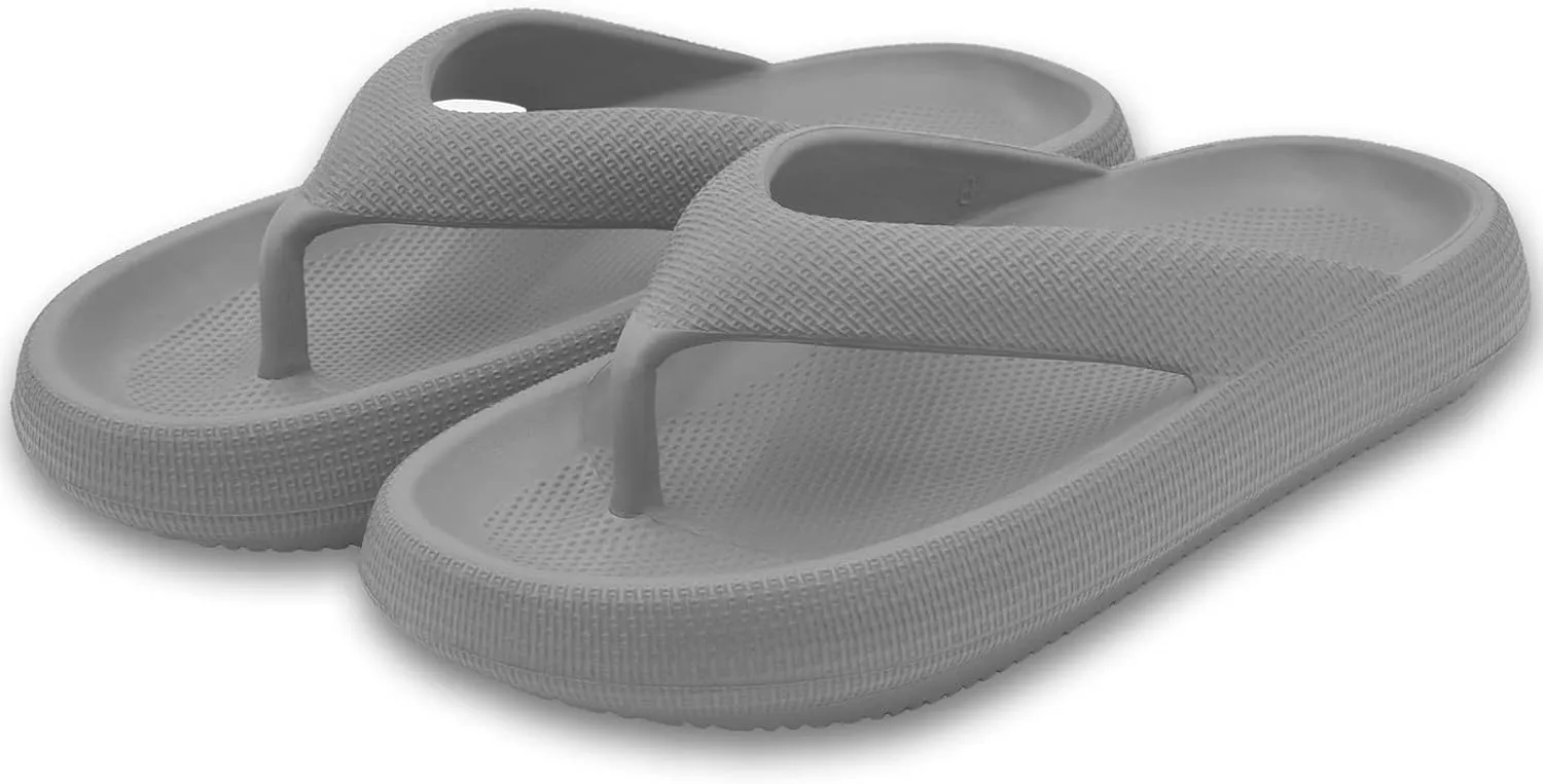 Cloud Flip Flops for Men Women Beach Flat Sandals Bath Spa Walking Sandals Non-Slip Quick Drying Outdoor Indoor Slides sandals
