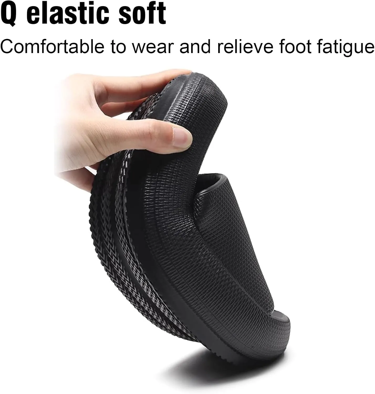 Cloud Slippers For Women Shower Shoes Pillow Slides Indoor House Outdoor Flip Flops For Men Bathroom Non-Slip Home Bubble Foam Beach Platform Slippers