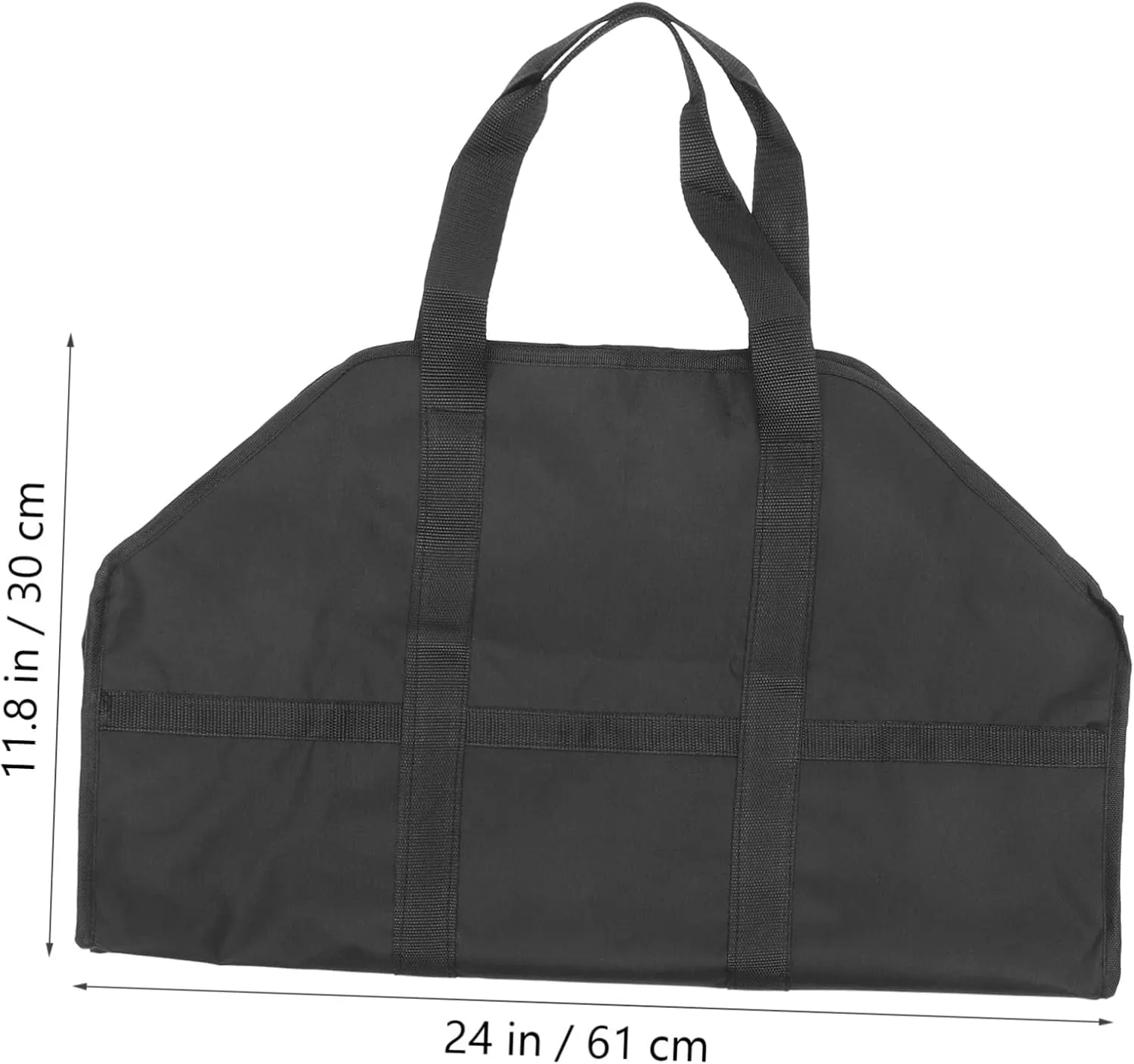 Collapsible Firewood Storage Pouch Oxford Cloth Logging Pack for Tote Bags Trolley Sleeve