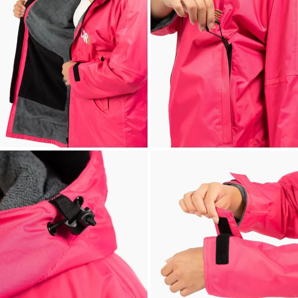 COR Surf Swim Parka for Youth and Adults | Heavy-Duty Weatherproof Swimming Jacket with Size Options for Men, Women and Kids