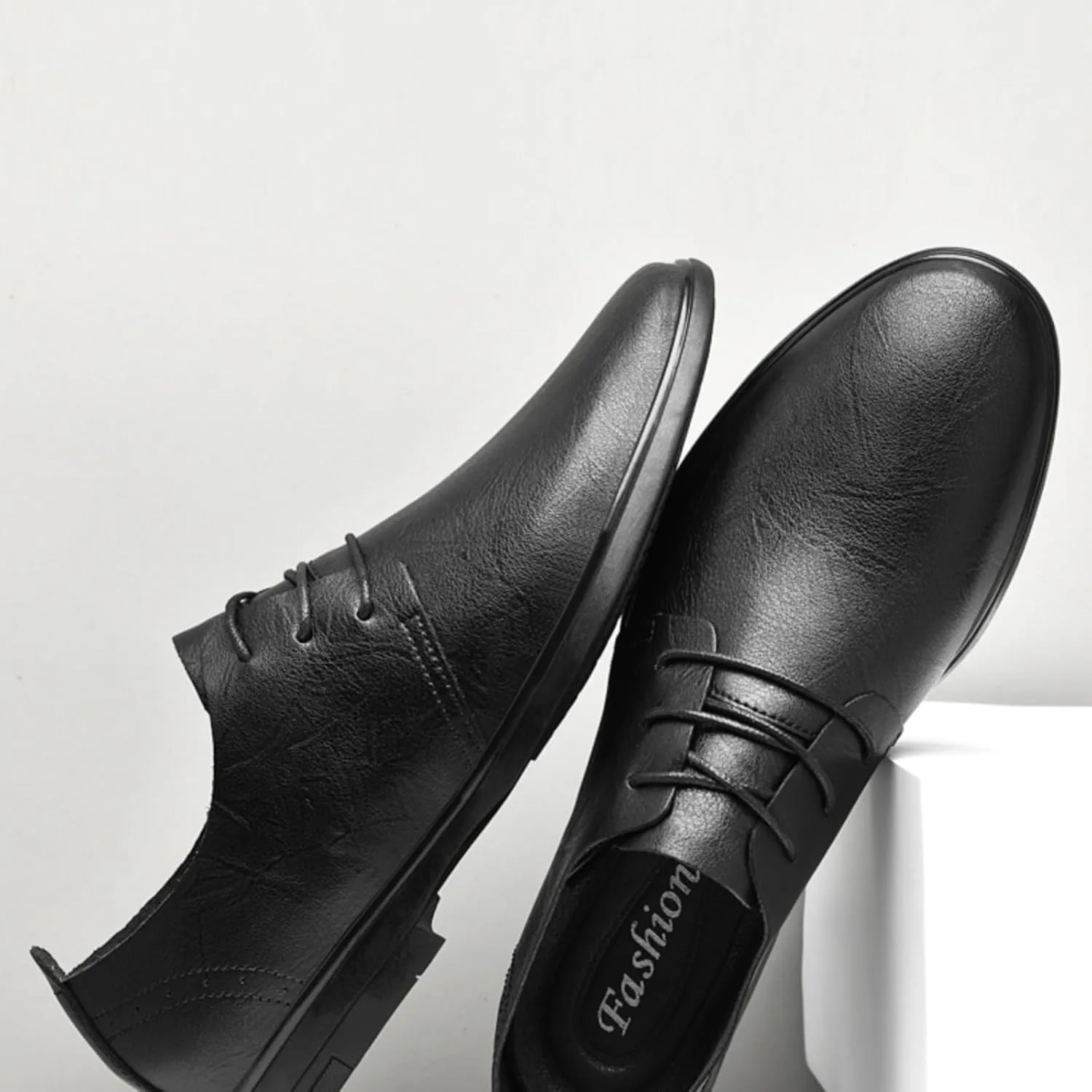 Cowhide Men's Oxford Shoes & Dress Shoes, Stylish and Comfortable, Suitable for Business and Casual Occasions