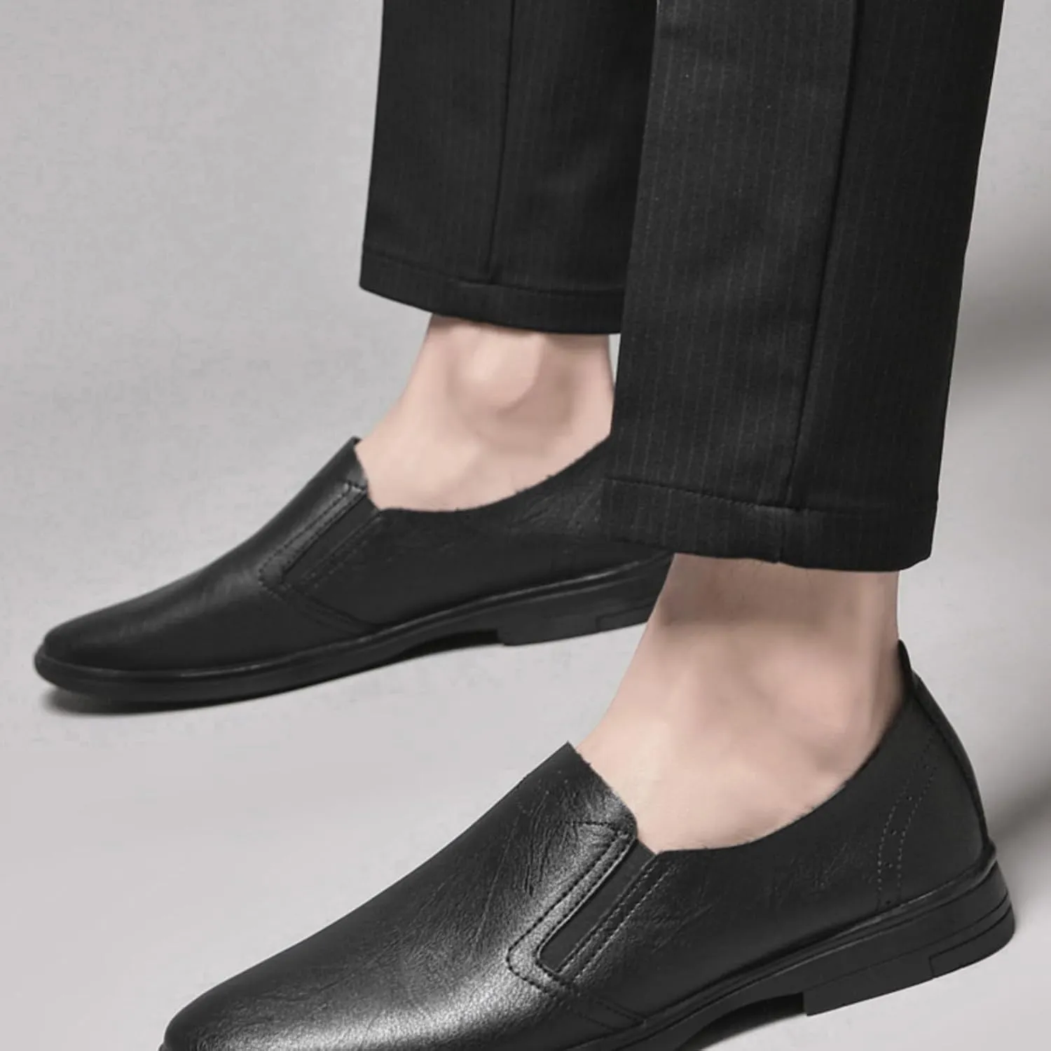 Cowhide Men's Oxford Shoes & Dress Shoes, Stylish and Comfortable, Suitable for Business and Casual Occasions
