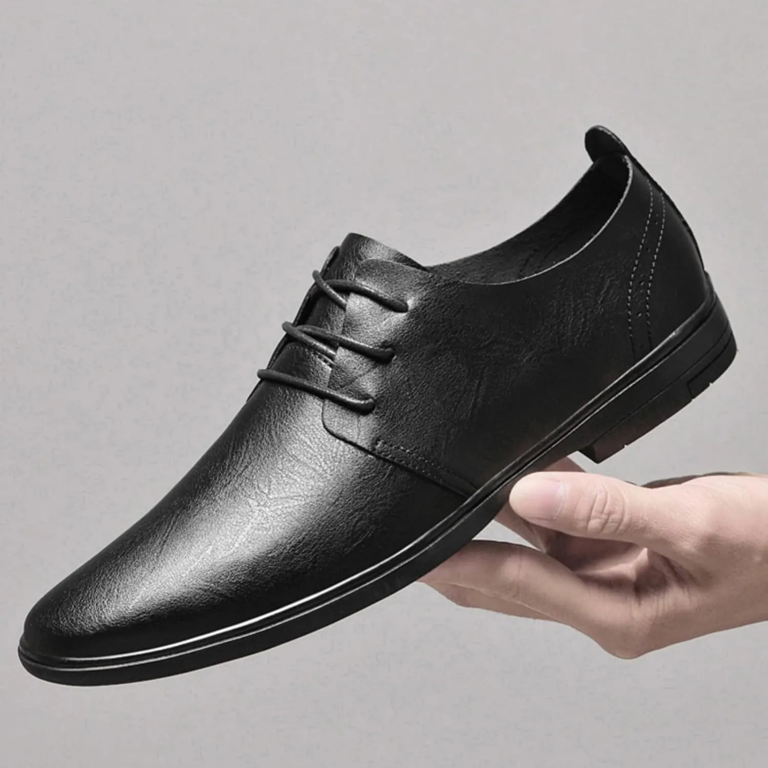 Cowhide Men's Oxford Shoes & Dress Shoes, Stylish and Comfortable, Suitable for Business and Casual Occasions