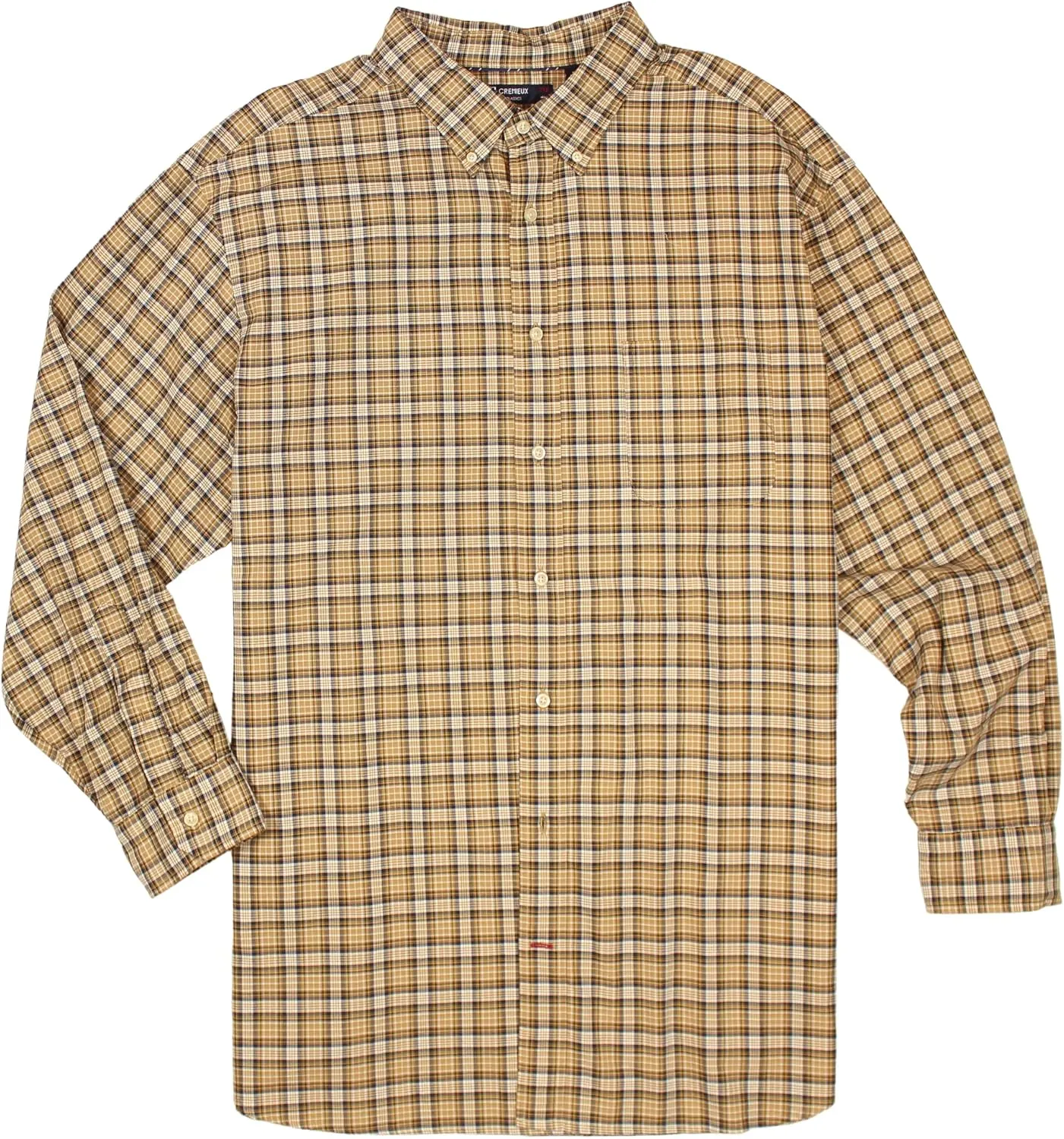 Cremieux Men's Easy-Care Long Sleeve Oxford Shirt with Pocket, Regular Sizes