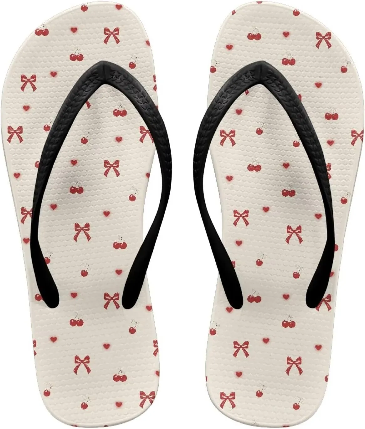 Cushion Breeze Women's Flip Flop Fashion House Soft Cushion Footbed Arch Support Fashion Summer Shoes Black Sole Size US 5.5-9.5