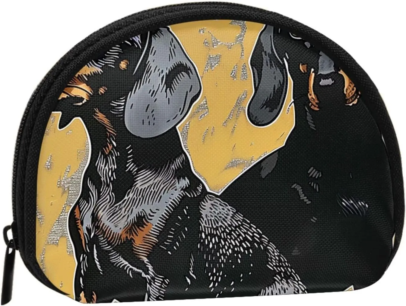 dachshund Printed Coin Purse Mini Pouch Change Zipper Wallet Gifts for Women Girls