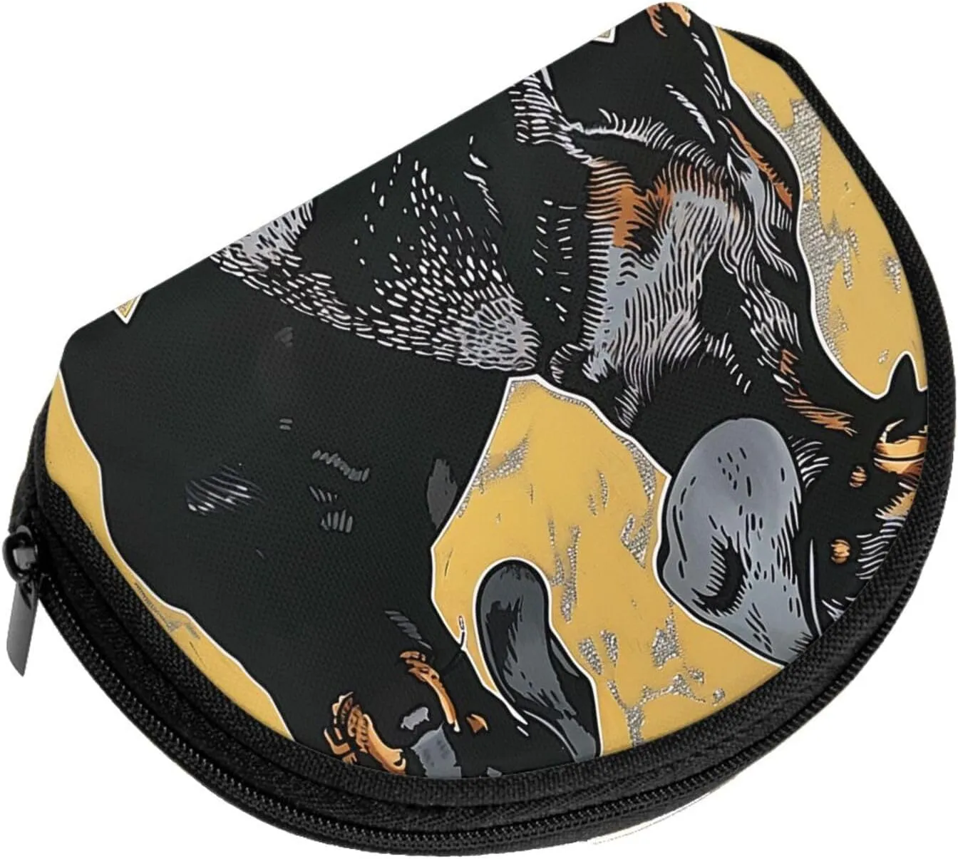 dachshund Printed Coin Purse Mini Pouch Change Zipper Wallet Gifts for Women Girls