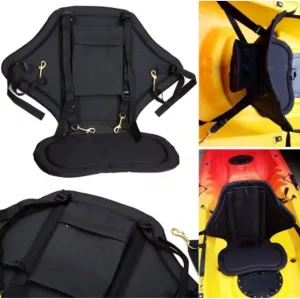 Deluxe Padded Comfort Adjustable Kids Children Kayak Canoe Fishing Boat Rafting Back Seat Backrest Support Back Rest Cushion Pad Replacement