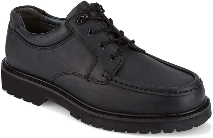Dockers Mens Glacier Synthetic Leather Rugged Casual Oxford Shoe, Black, 11 M