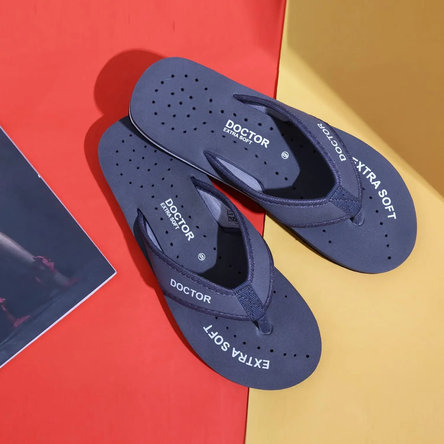Doctor Slippers for Women Orthopedic Diabetic Pregnancy Non Slip Lightweight Comfortable Flat Casual Stylish Dr Chappals and House Flip flops For Ladies and Girl’s D-22