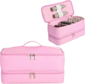 Double-Layer Carrying Case for Shark Flexstyle, Travel Case for Shark Flexstyle/FlexFusion, Portable Storage Organizer bag for Shark Flexstyle/Dyson Airwrap Styler and Attachments