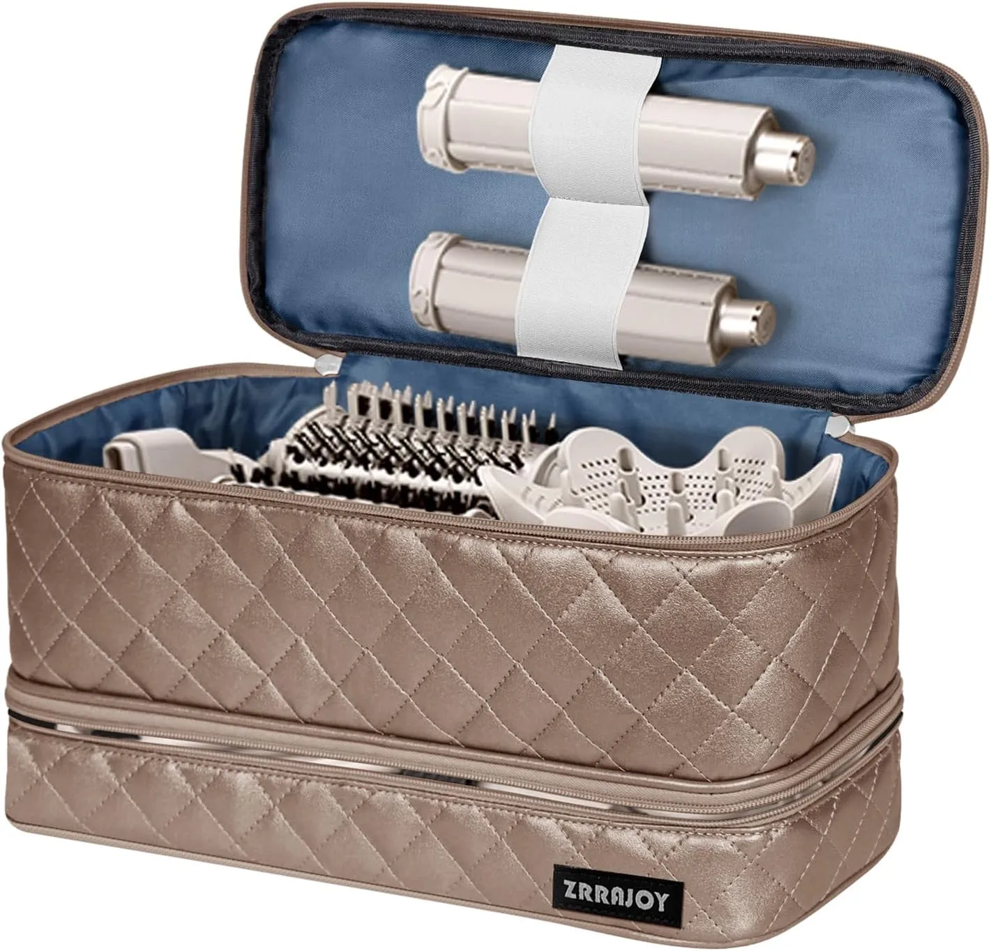 Double Layer Storage Case For Shark Flexstyle, Travel Carrying Case For Shark 430/440 Flexstyle, Organizer Bag For Shark Flexstyle/Dyson Airwrap Styler Attachments