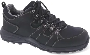 Drew Shoe Canyon - Men's Therapeutic Diabetic Extra Depth Shoe: Black/Calf 8.5 X-Wide (4E) Lace