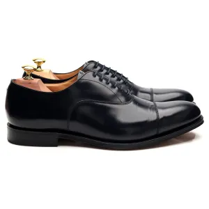 'Dubai' Navy Blue Leather Oxford UK 7.5 G