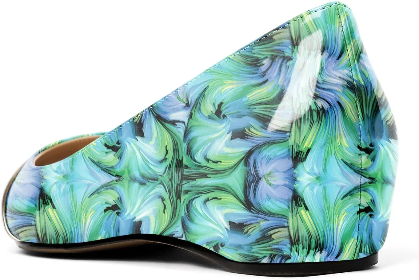 Eldof Flats Shoes Women Comfortable Pointed Toe Slip On Loafer Flats Pumps for Office Casual Dressy