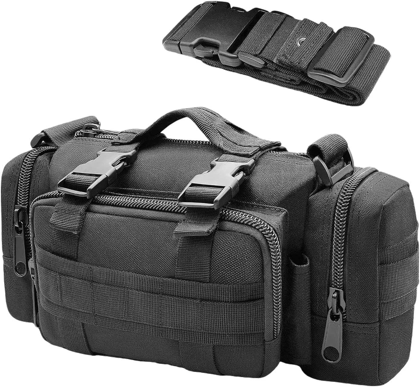 Fishing Tackle Bag Utility Pouch Fanny Waist Pack Comfortable Handle Portable Crossbody Duffel Waist Bag for Climbing