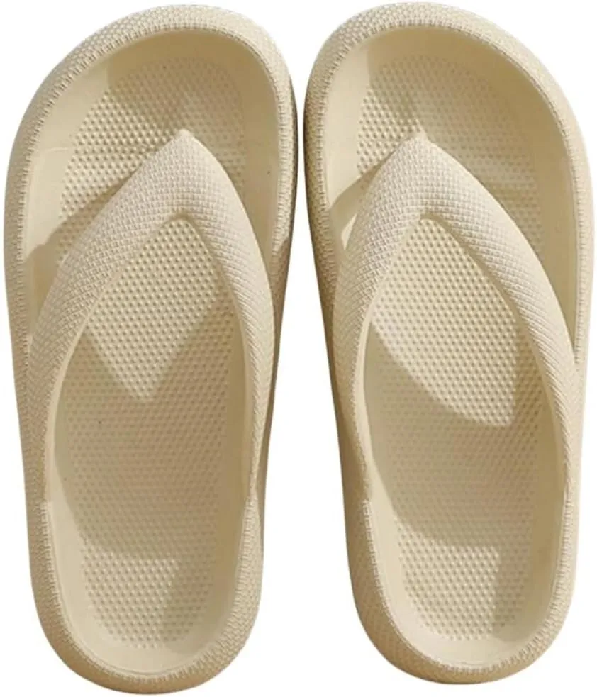 Flip Flops for Women,Soft Non Slip Thick Cloudies Slides Slippers,Unisex Comfy Lightweight Beach Flip Flops