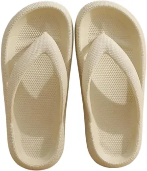 Flip Flops for Women,Soft Non Slip Thick Cloudies Slides Slippers,Unisex Comfy Lightweight Beach Flip Flops