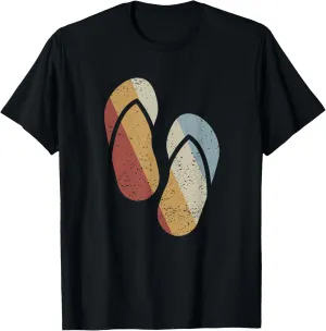 Flip Flops Retro Style Vintage T-Shirt