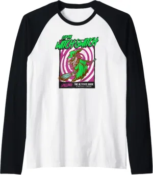 Flip The Witch Switch Halloween Horror Magic Witchcraft Raglan Baseball Tee