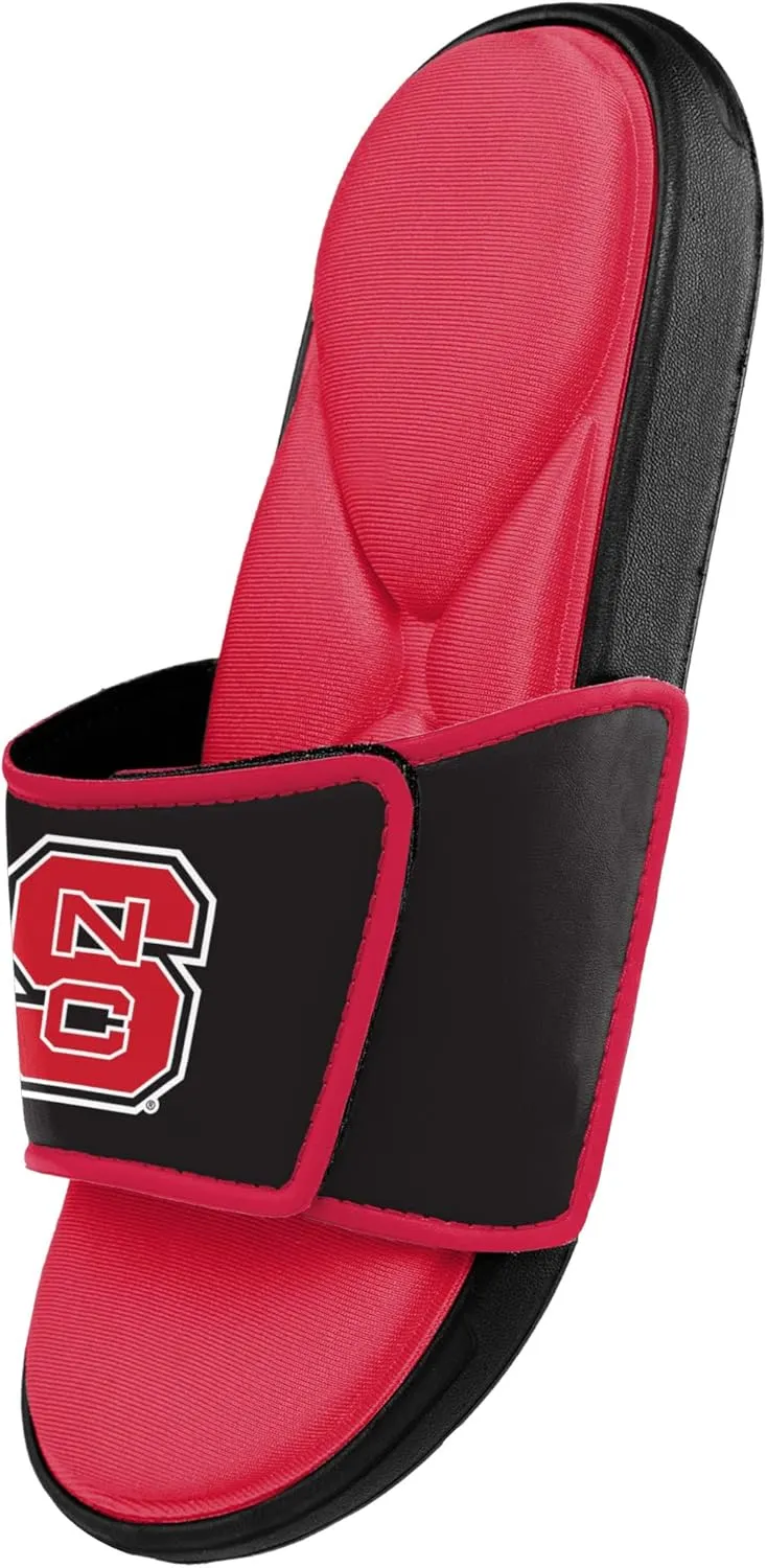 FOCO Men's Ncaa College Team Logo Sport Shower Foam Slide Flip Flop Sandals