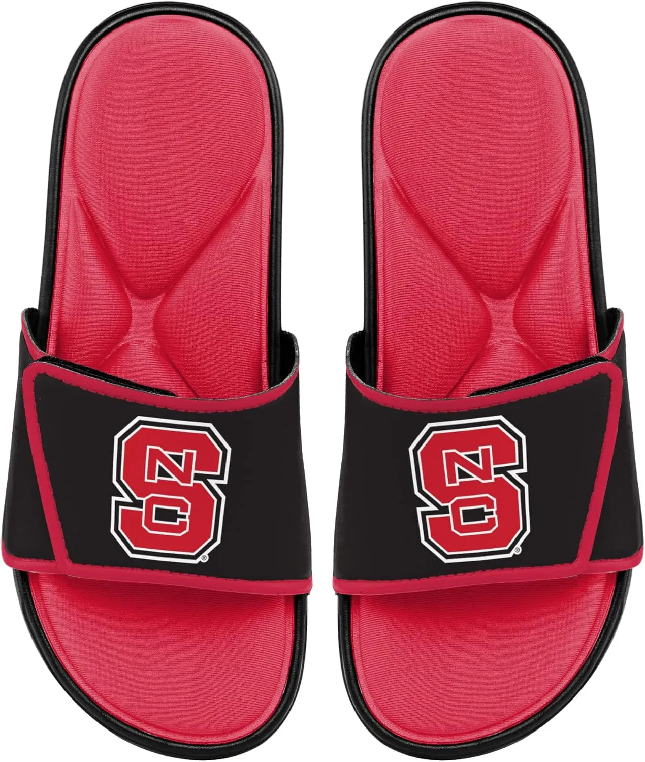 FOCO Men's Ncaa College Team Logo Sport Shower Foam Slide Flip Flop Sandals