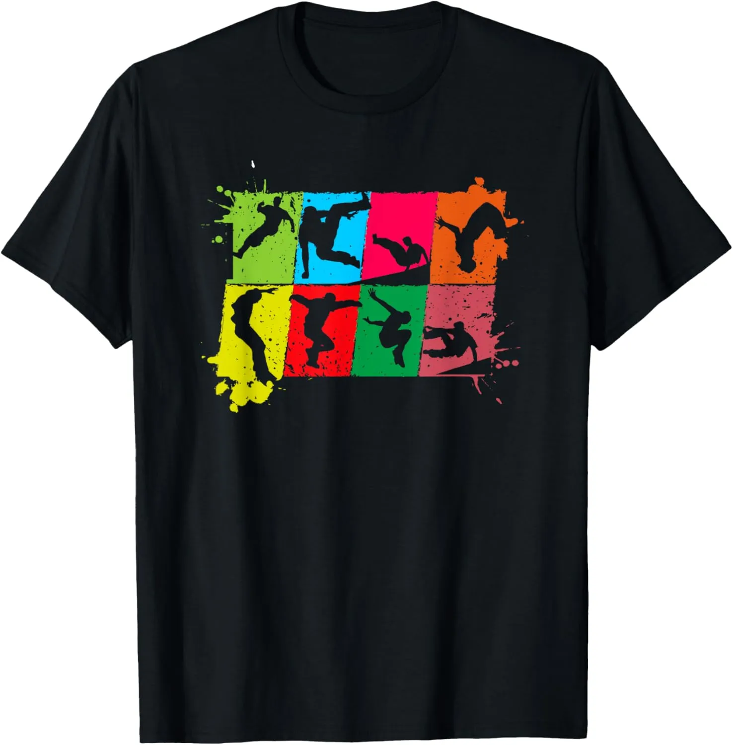 Freerunning Parkour Jump Obstacle Course Parkour T-Shirt