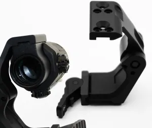 FTC QD Mount Combo, Metal Mount CNC G335586X-Mag-1G43,2.26" Optical Centerline Height, for G33/G43 3X Magnifier.