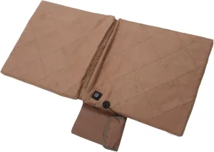 gernie Heated Cushion, Heated Chair Cushion Foldable Oxford Cloth 3 Modes Temperature Adjustable Memory Foam Pad for Beach for Camping (Khaki)