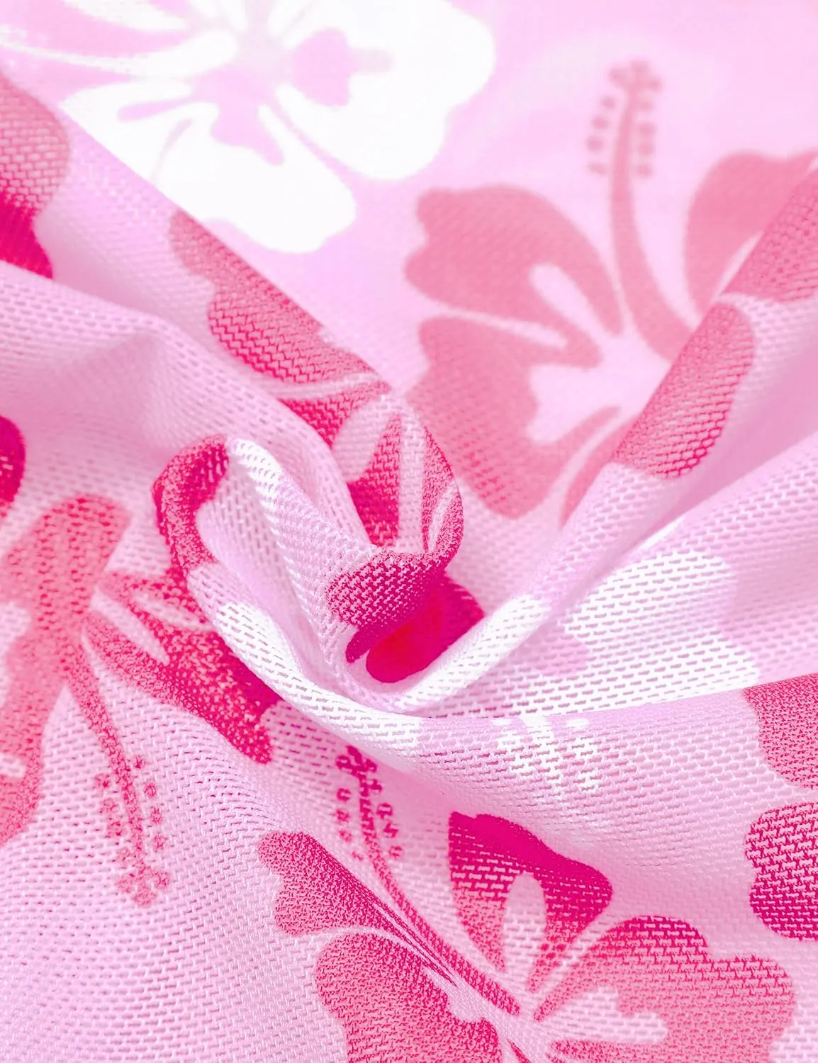 Girls Swimsuits 3 Piece Bathing Suit Allover Printed Criss Cross Bikini Set with Cover Up Skirt Beach Swimwear 7-16 Years