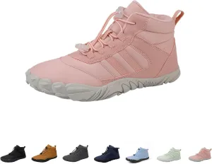 Glaci a Barefoot Shoes for Men Women Winter, Winter Boots Hiking Shoes, Wide Toe Warm Non-slip Waterproof