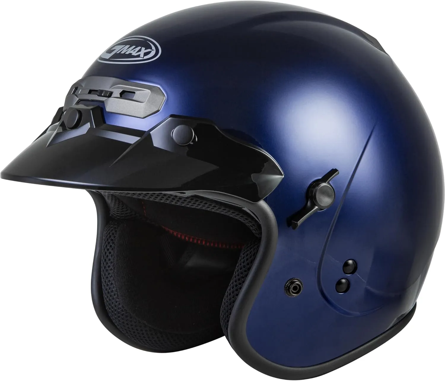 GMAX GM-32 Open-Face Helmet (Blue, X-Large) - FMVSS 218 Approved