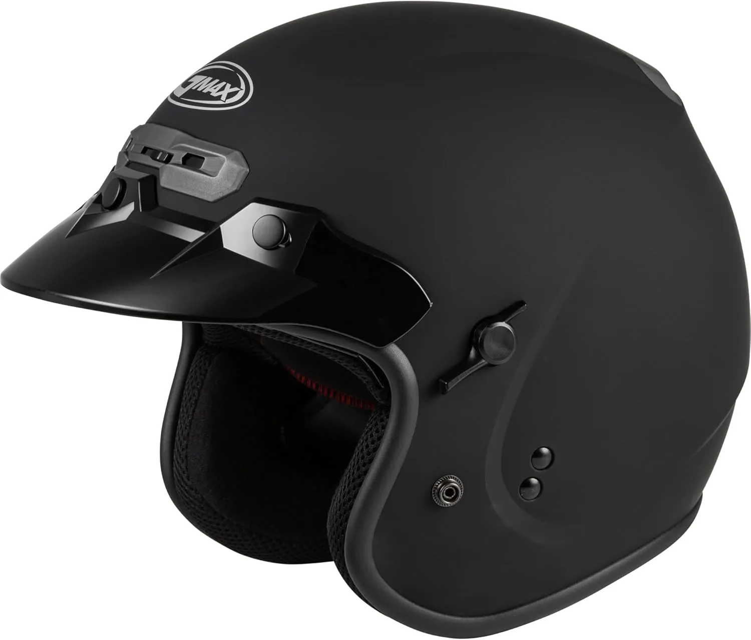 GMAX GM-32 Open-Face Helmet (Matte Black, X-Large) - FMVSS 218 Approved