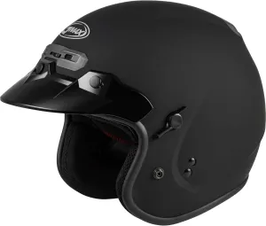GMAX GM-32 Open-Face Helmet (Matte Black, X-Large) - FMVSS 218 Approved