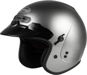 GMAX GM-32 Open-Face Helmet (Titanium, X-Large) - FMVSS 218 Approved