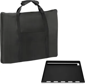 Griddle Cover for Weber Genesis 300 Series,Flat Top Griddle Cover for Weber Griddle Insert Storage Bag(Griddle NOT Include)-26" L x 1.5" W x 19" H