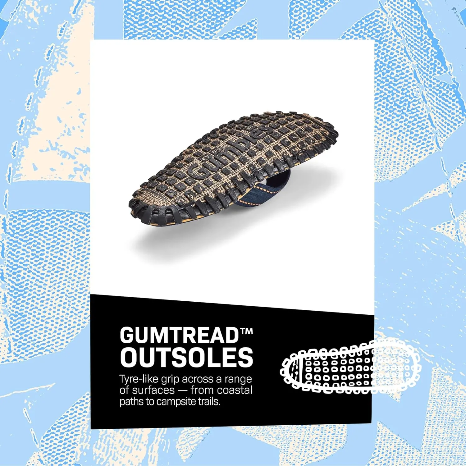 Gumbies Islander Flip-Flops | Unisex Classic Canvas Flip-Flops with Recycled Rubber Outsole & Cotton Footbed | Contoured, Lightweight & Everyday Comfortable