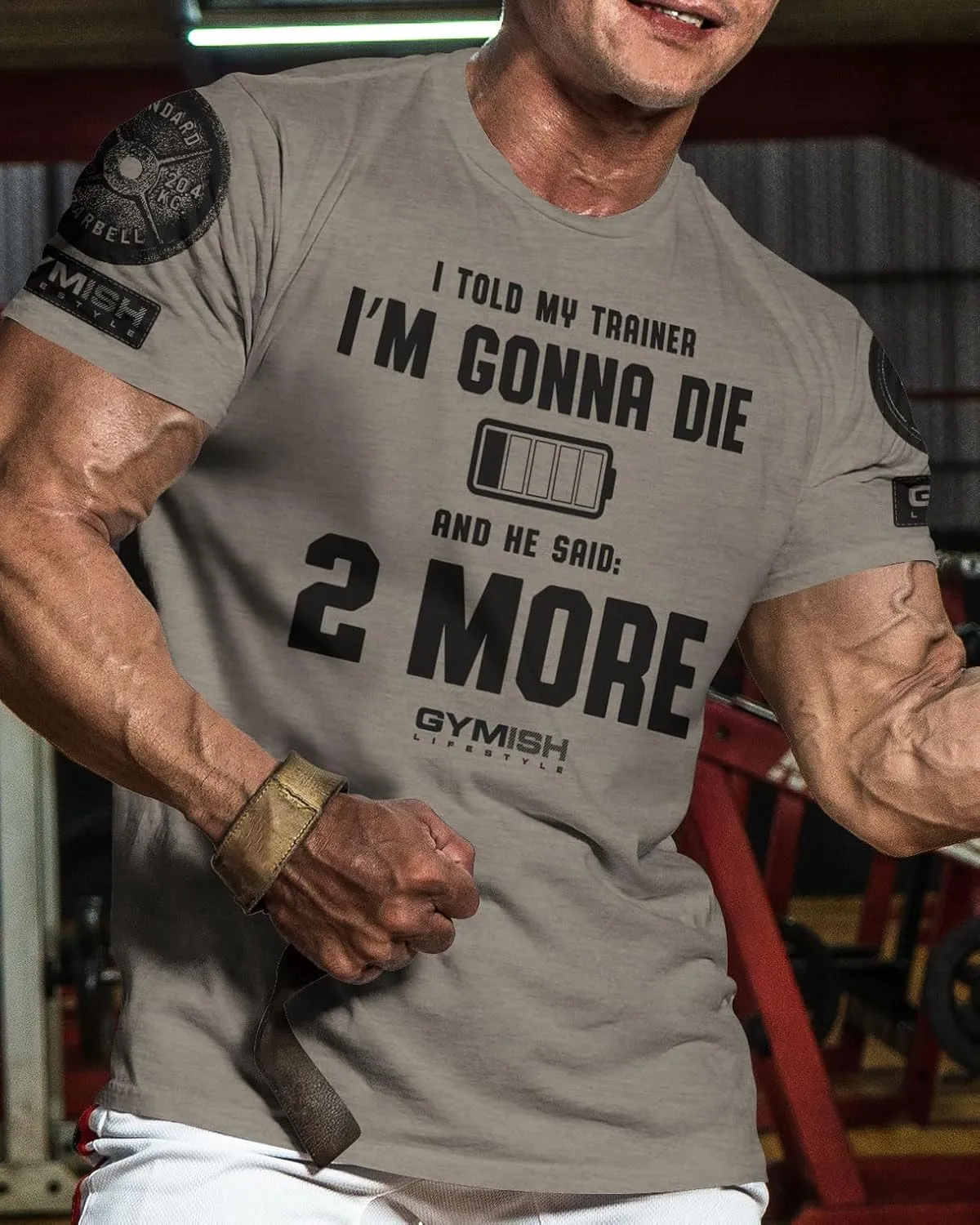 Gymish Lifestyle 2 More Workout Shirts for Men, Motivational T-Shirt for Gym