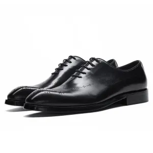 Handmade Premium Polished Leather Oxford Dress Shoes