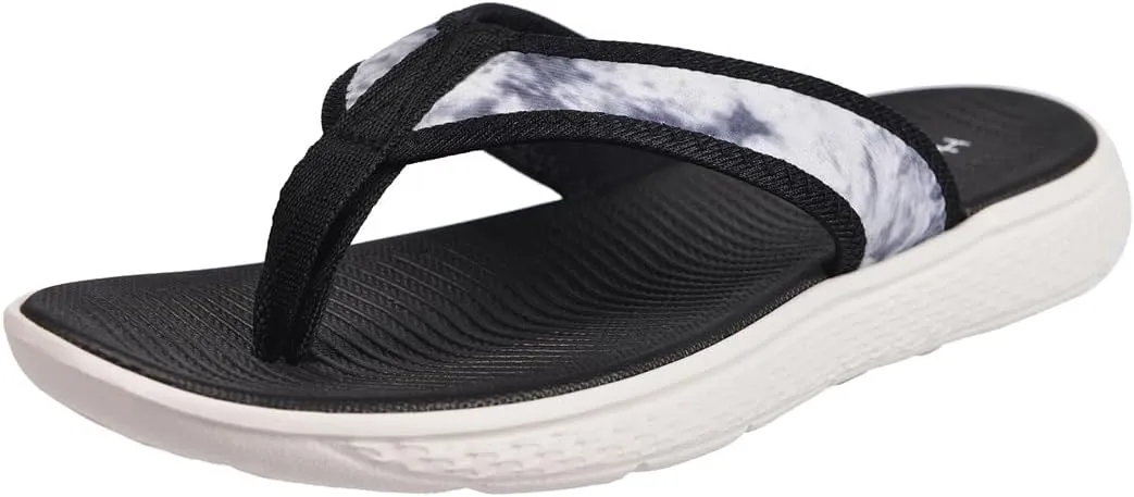 Harssidanzar Womens Flip Flops Comfort Thong Sandals for Beach HL204US
