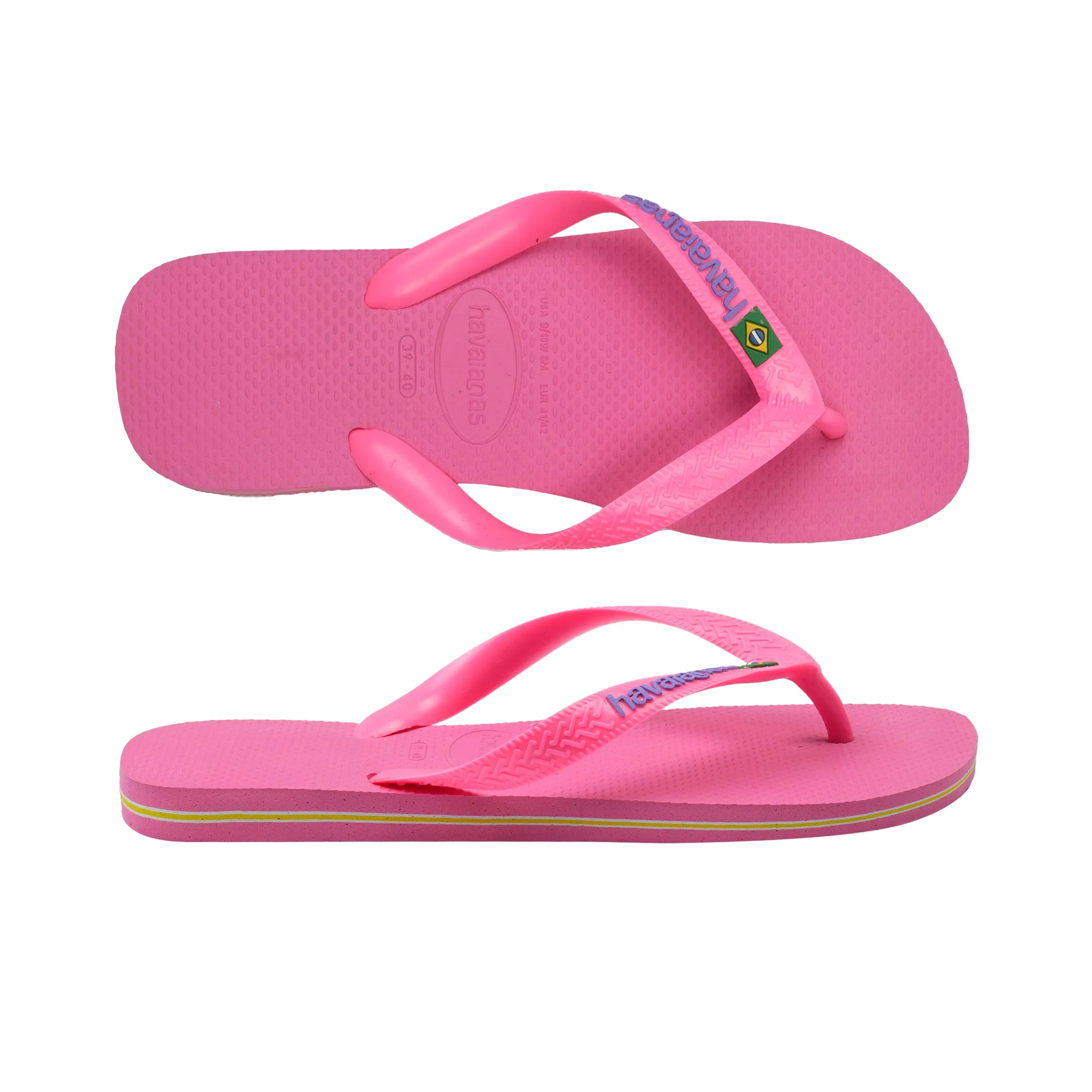 Havaianas Women Brasil Flip Flops Crystal Rose