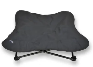 HDP Elevated Padded Napper Cot Space Saver Pet Bed, Black, Medium