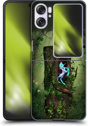 Head Case Designs Officially Licensed Simone Gatterwe Secret Wood Lands and Places Hard Back Case Compatible with Oppo Find N2 Flip